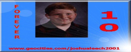 In memory of a sweet 10 year-old boy who was killed in a car accident by a careless driver