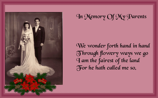 a memorial site I built in honor of my parents