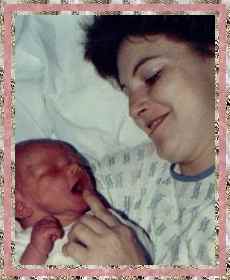 Hayes and his mother